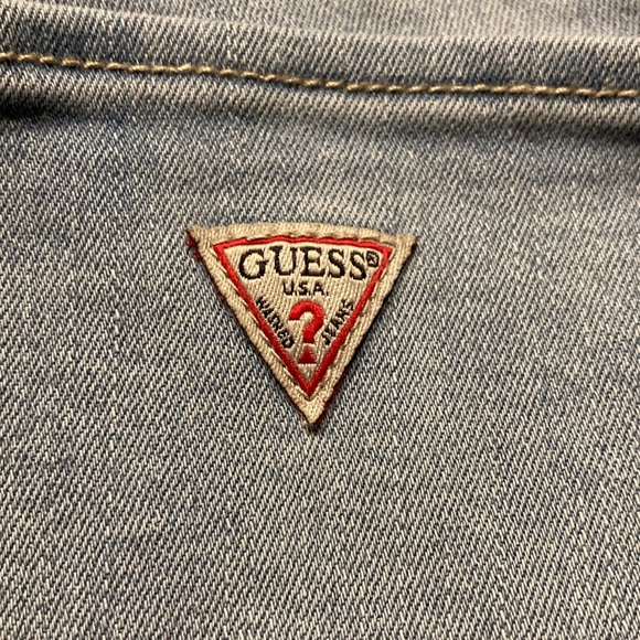 Guess High Waisted Elastic Waist Skinny Stretch Jeans - Host Pick - Picture 9 of 12